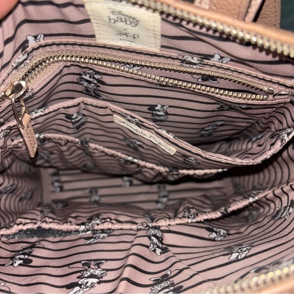 Freshly Picked X Disney Tan Faux Leather Oh My Minnie Mouse Embossed Backpack - Picture 9 of 13